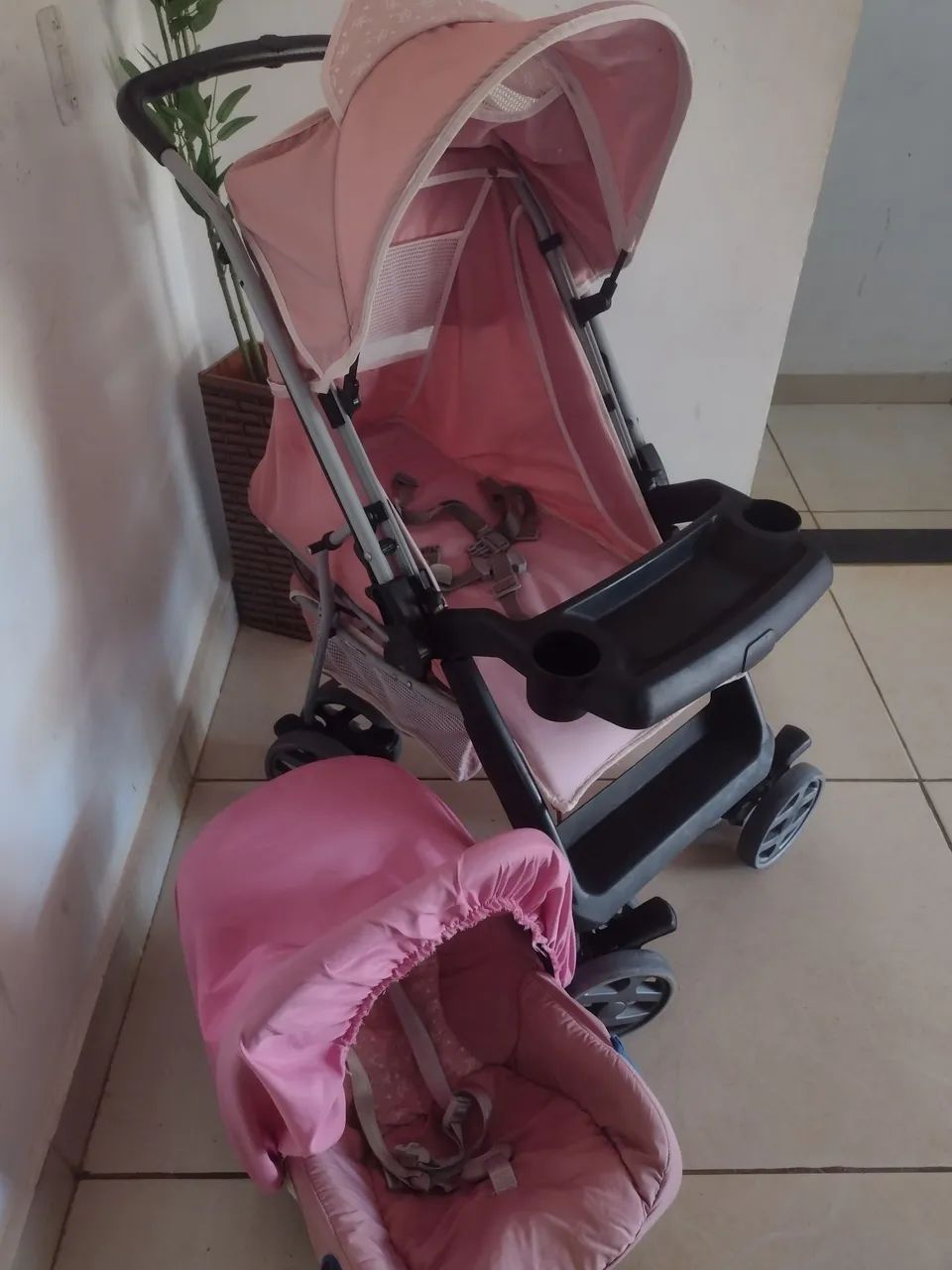 Carrinho+ bebê conforto  - Foto 5