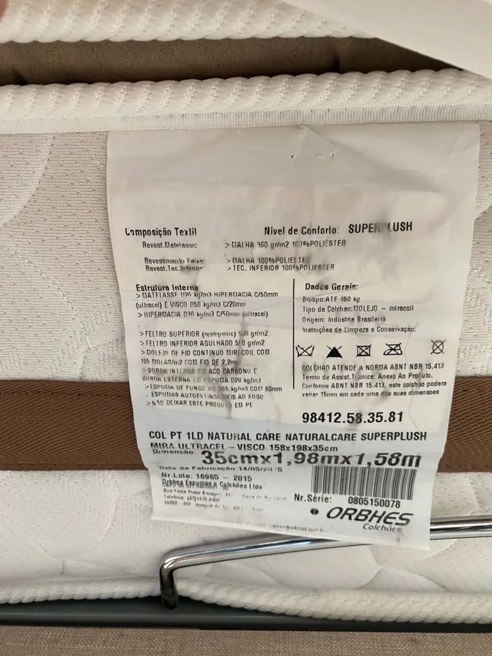 Cama Queen size com Baú - orbhes colchoes - Foto 5