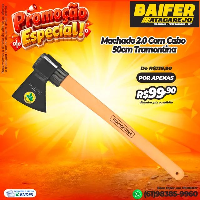 Machado 2.0 Com Cabo 50cm Tramontina