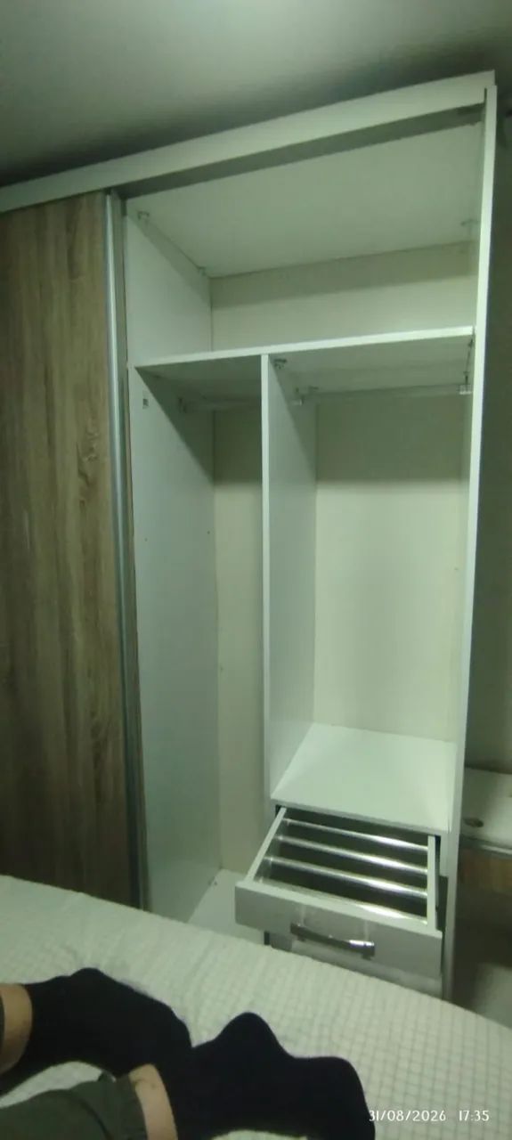 Guarda roupa em bloco 15 (material excelente melhor que mdf) - Foto 4