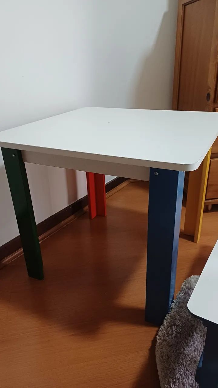 Mesa infantil madeira - Foto 2