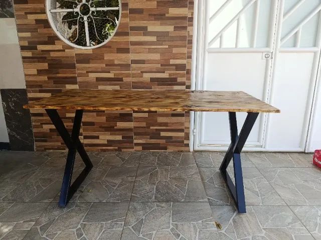 Mesa rustica de ótima qualidade  - Foto 4