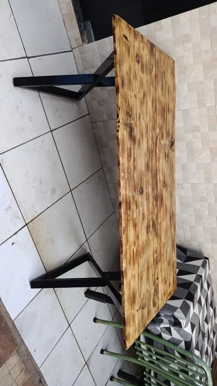 Mesa rustica de ótima qualidade  - Foto 3