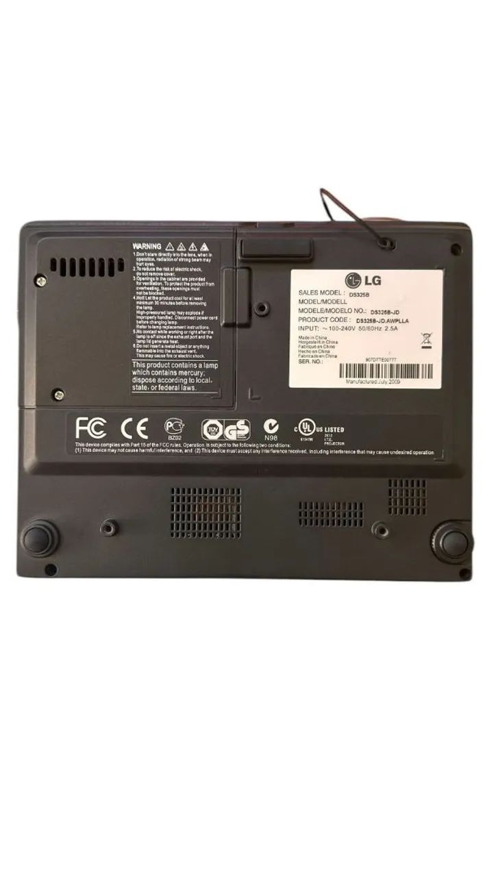 Projetor LG SVGA DS325B  - Foto 3
