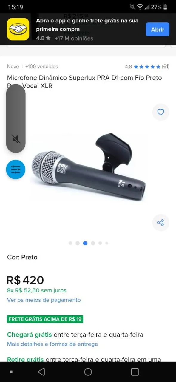 Microfone - Foto 3