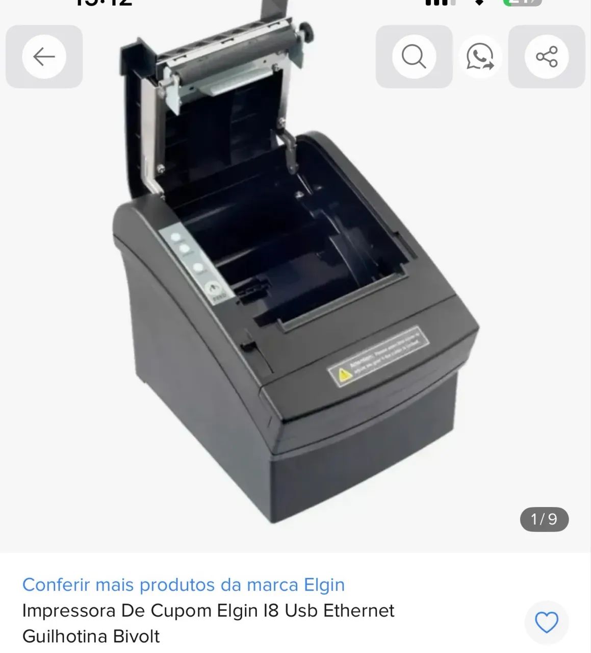 Impressora não fiscal elgin i8 - Foto 2