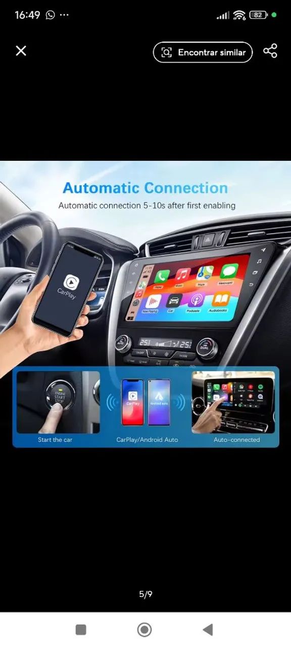 Adaptador Android auto carplay  - Foto 3