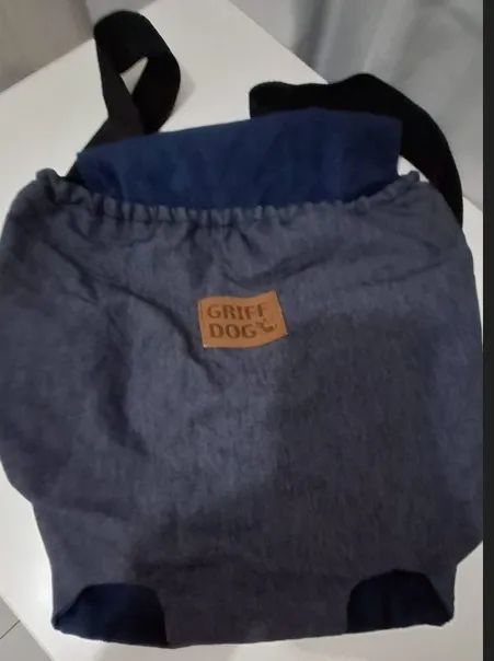 Bolsa Canguru Pet Griff Dog para transporte de cães pequenos - Foto 3