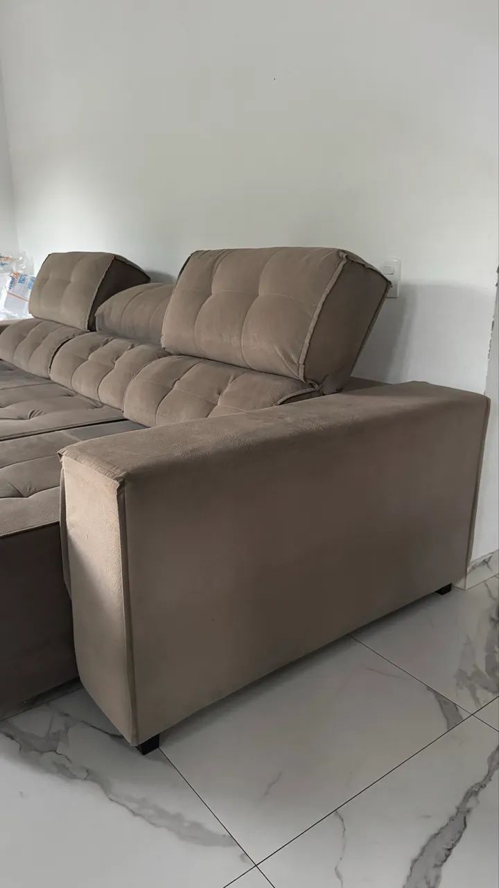 Sofá retrátil usado 