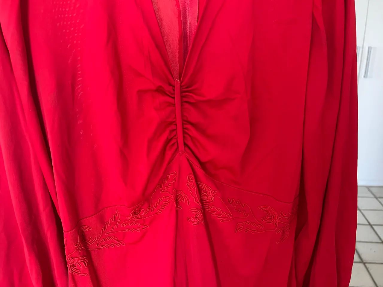 Vestido longo de festa
