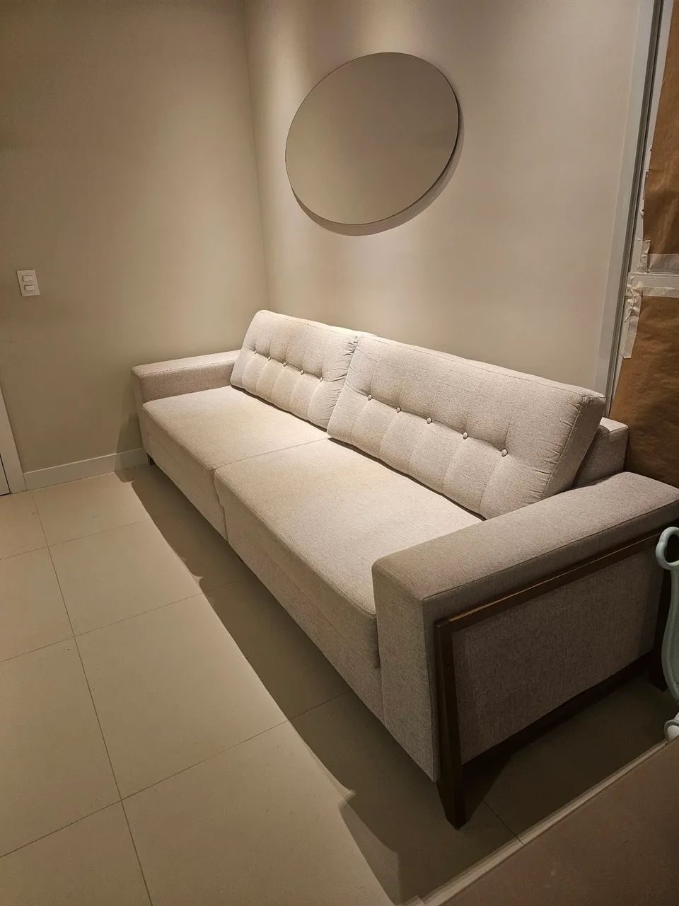 Sofá Animale Home/Voktum linho 2,70m - Foto 3