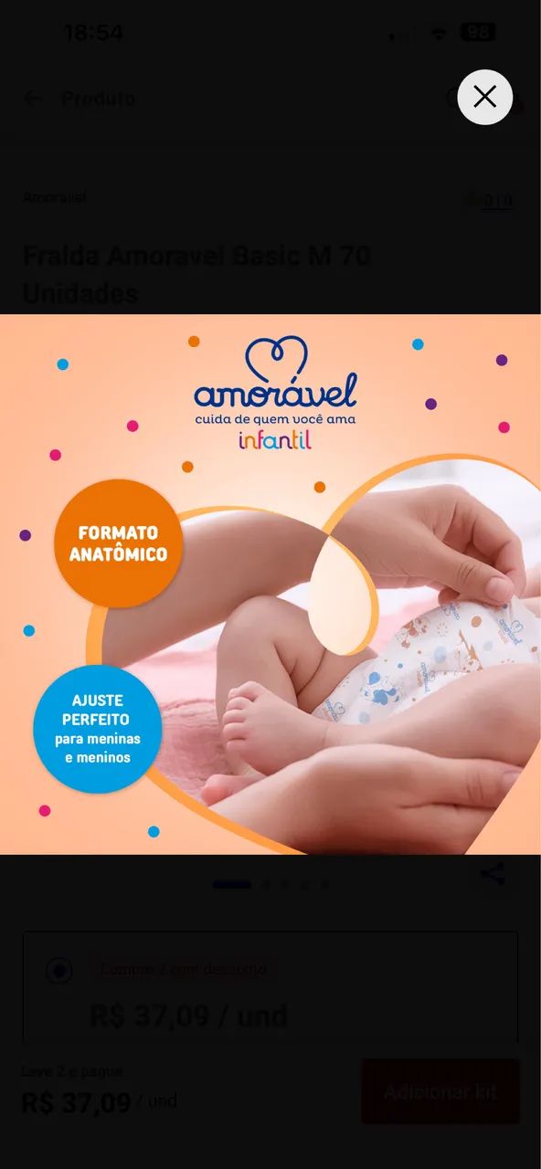 Vendo fralda amorável  - Foto 3