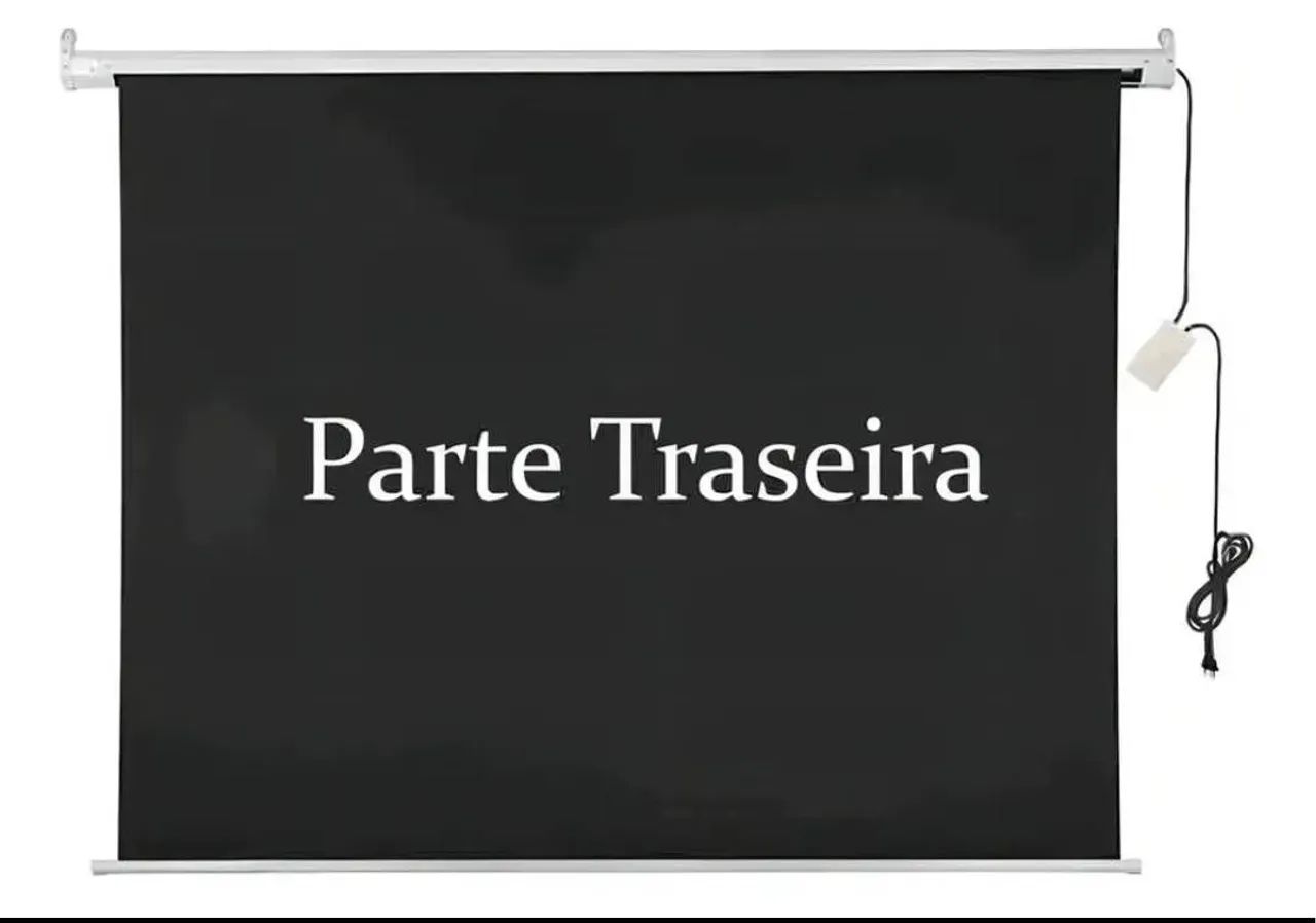 Tela de projeção elétrica 84' polegadas Tomate  - Foto 3