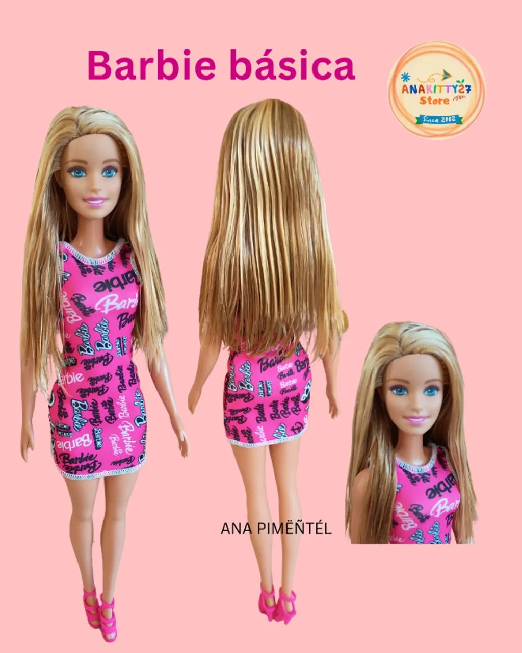 Kit de 3 Barbie Básicas - Foto 5