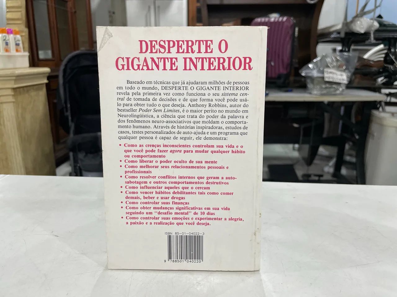 Livro Desperte o Gigante Interior Anthony Robbins - Livros e