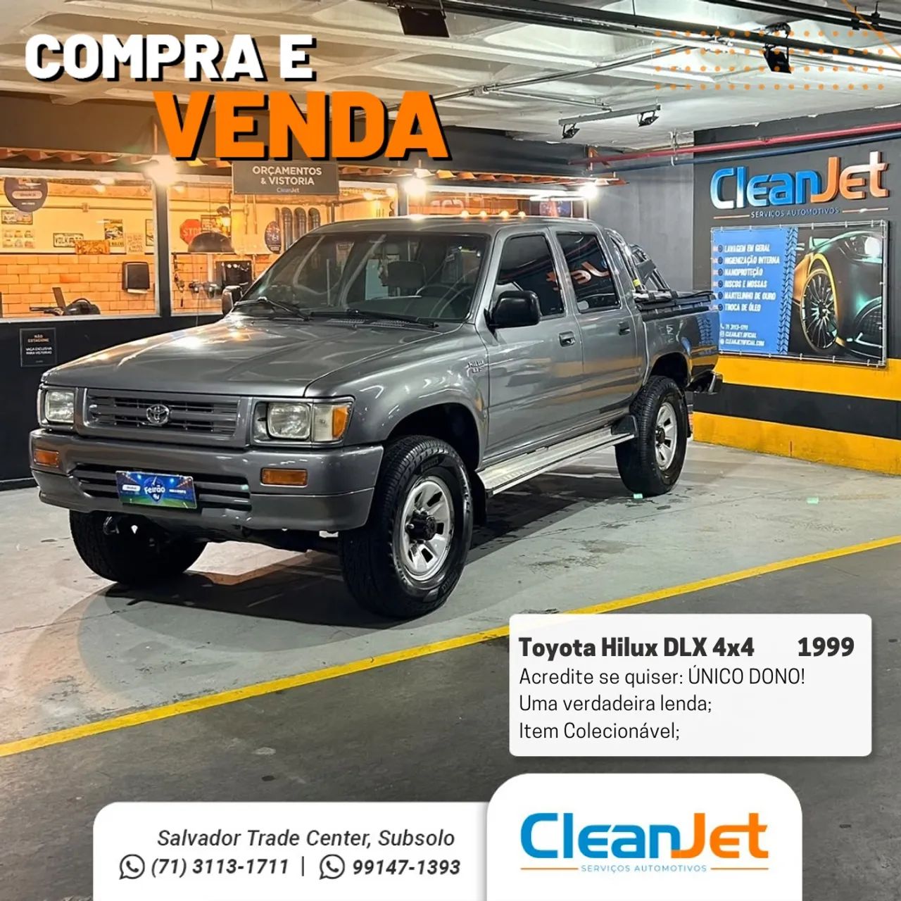 Toyota Hilux CD DLX 4X4 2.8 Diesel 1999