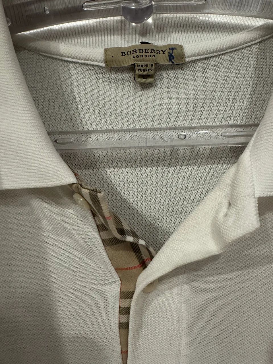 Camisa Burberry Polo original branca - Foto 3