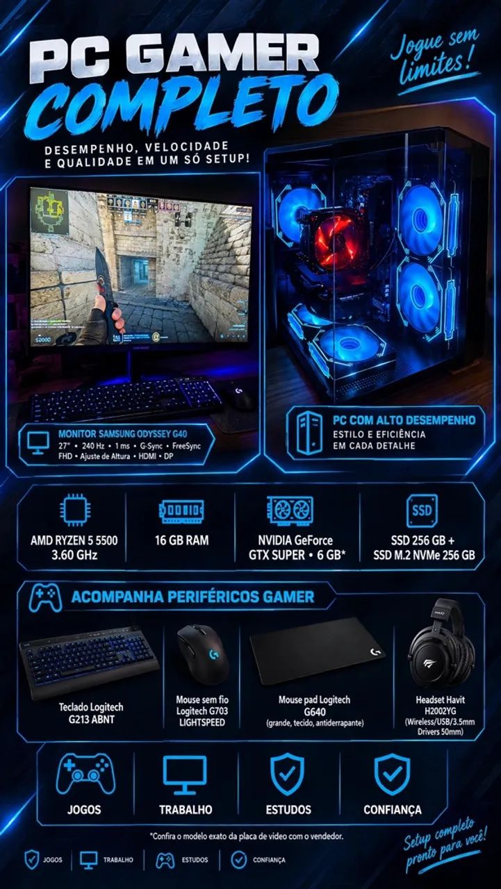 Vendo pc gamer