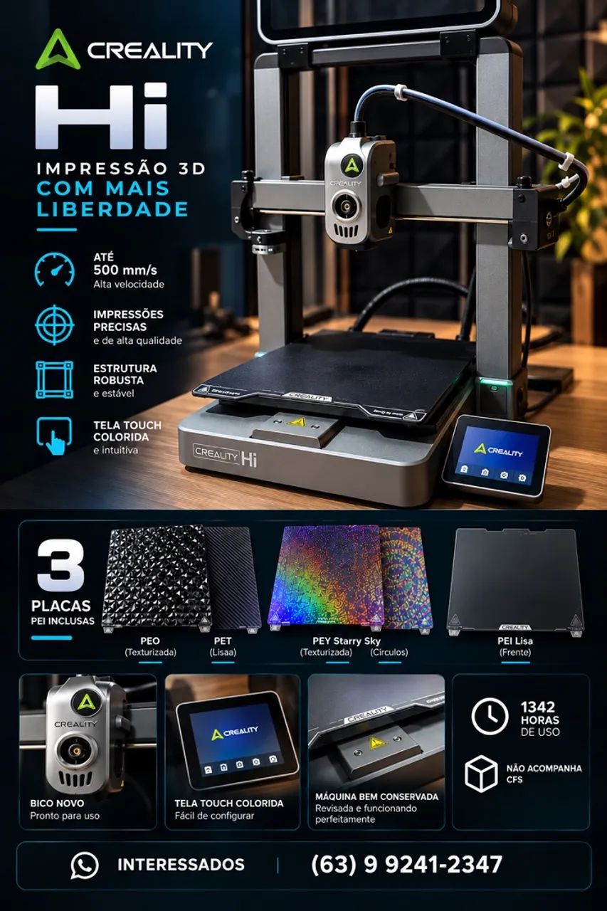 Impressora 3D CREALITY HI 