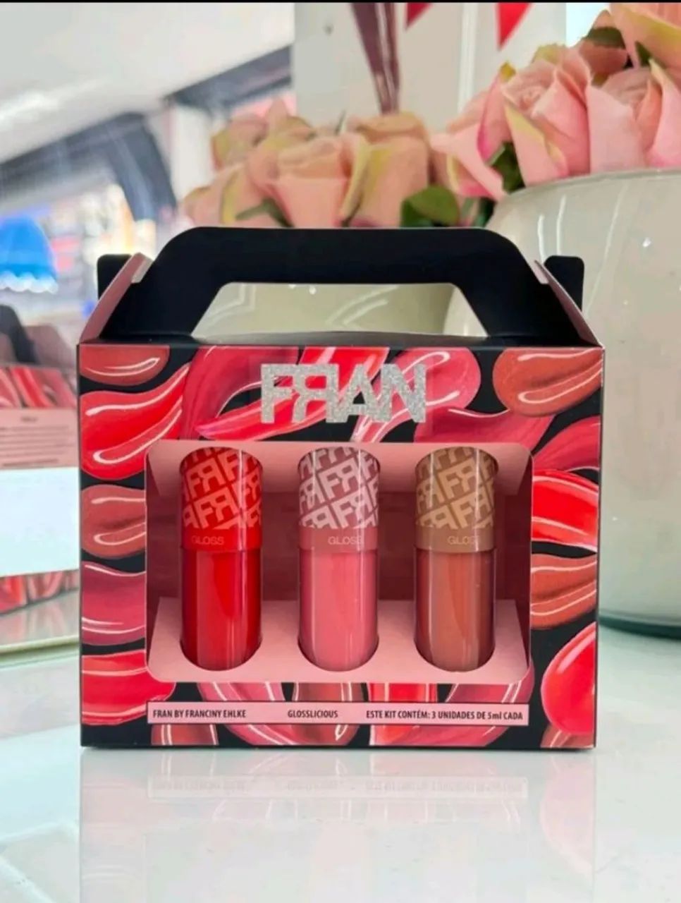 Kit Gloss Franciny Ehlke - Glosslicious (3 Unidades) - Novo  - Foto 2