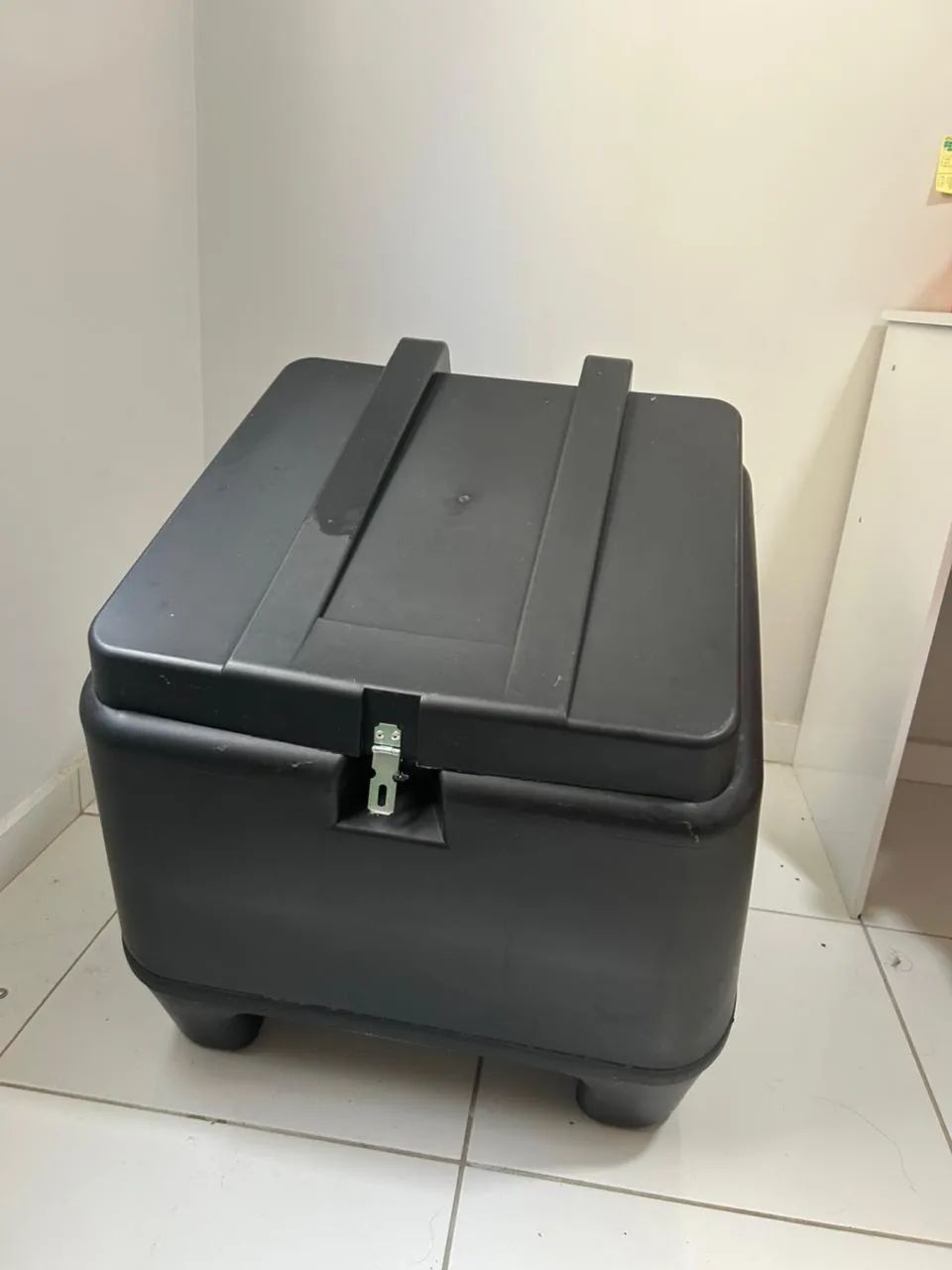 Baú p motoboy 135L+suporte+placas  - Foto 4