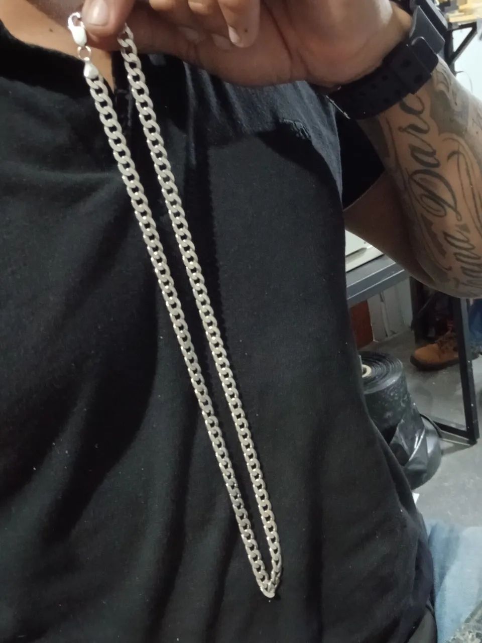Cordão de prata  - Foto 3