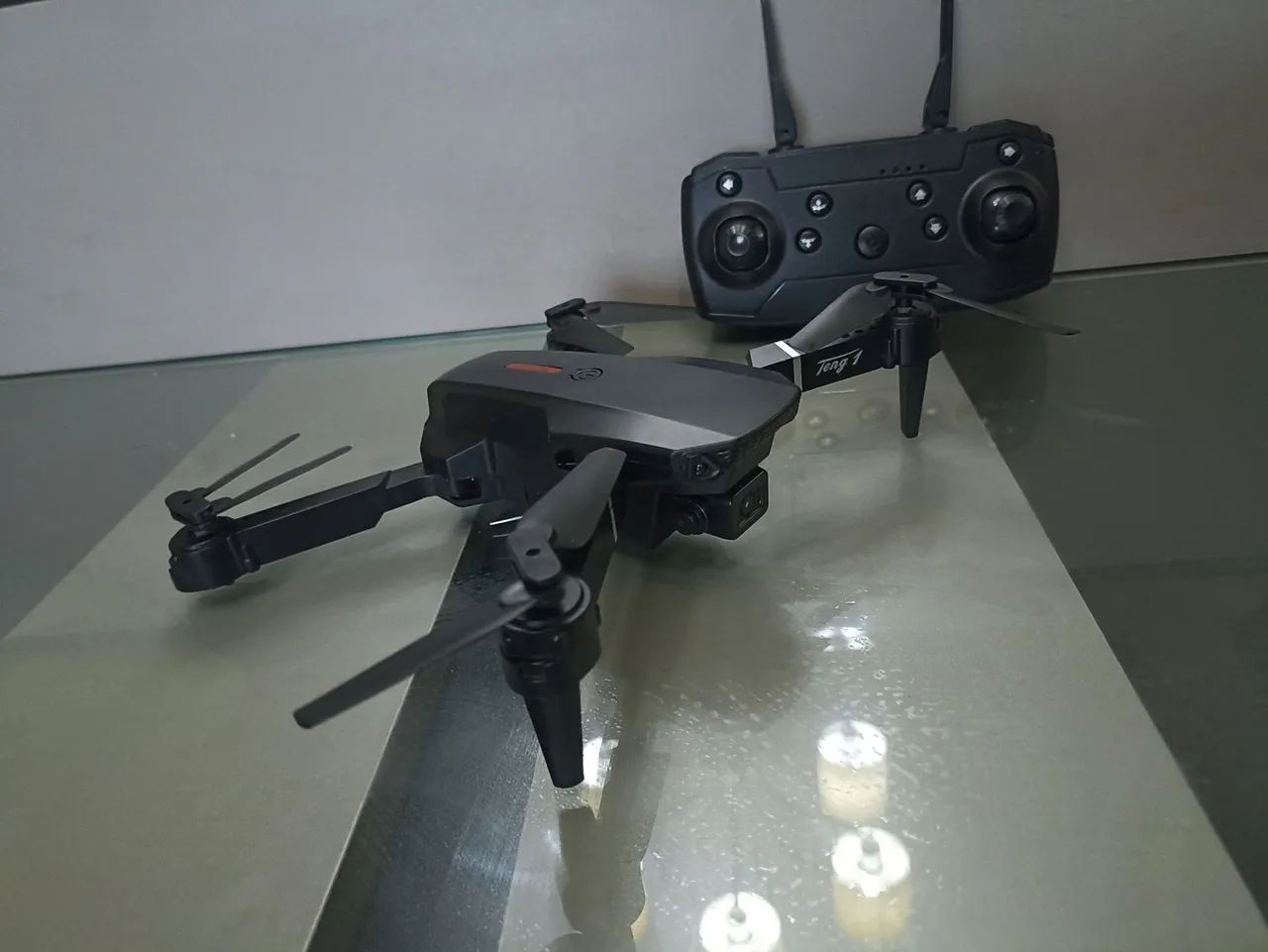 DRONE TENG 1 COMPLETO À VENDA - COM 3 BATERIAS E ACESSÓRIOS! - Foto 2