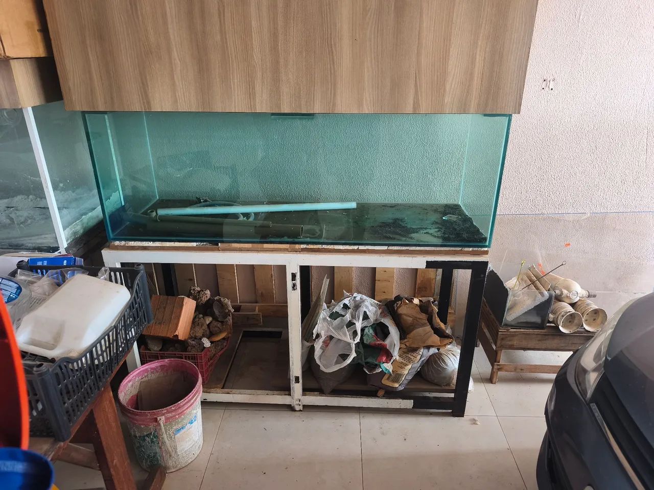 Aquário 500 Litros + Base Vidro 12 MM