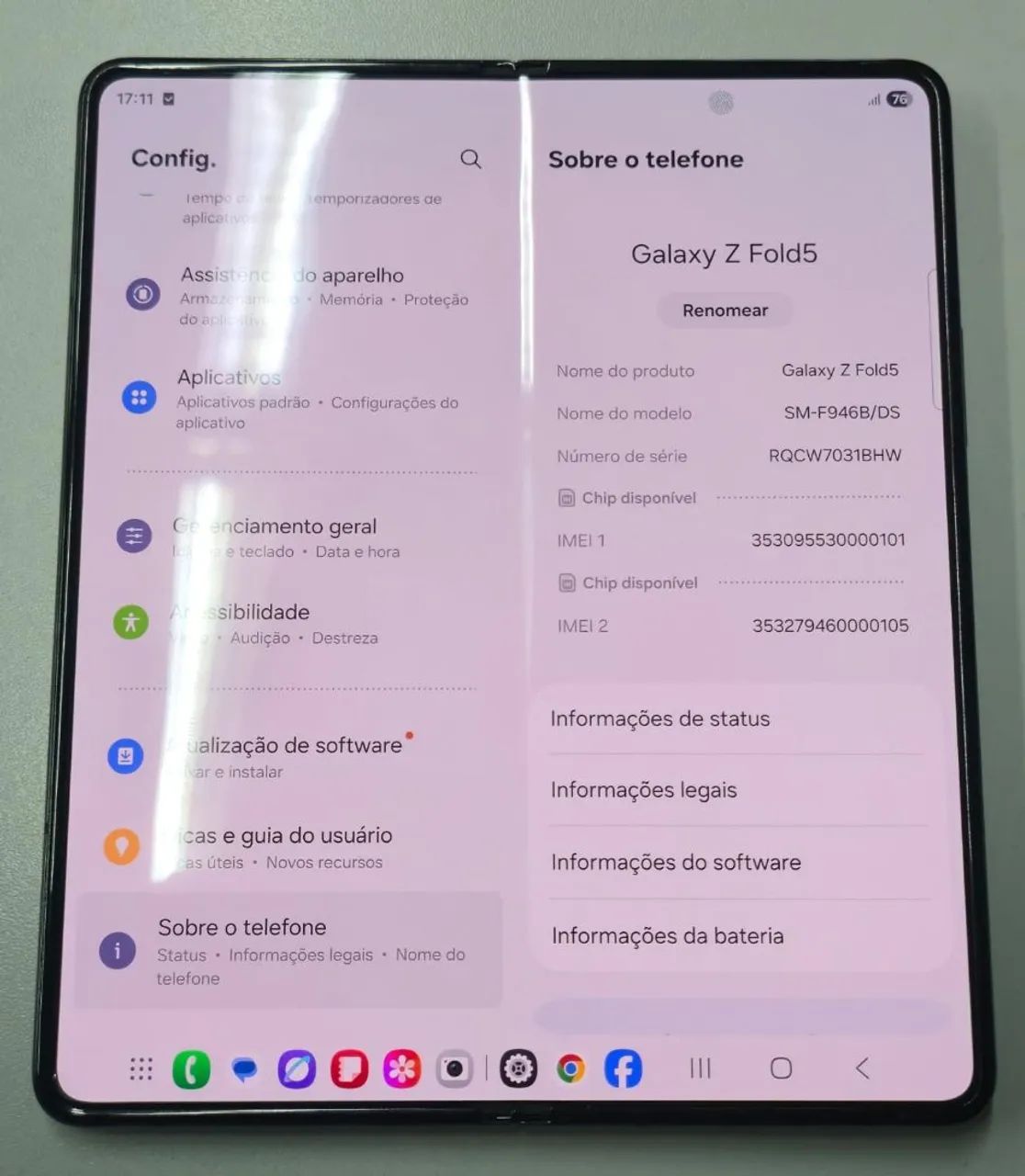 Samsung Galaxy Z Fold5 - 1TB - 12GB - Foto 5
