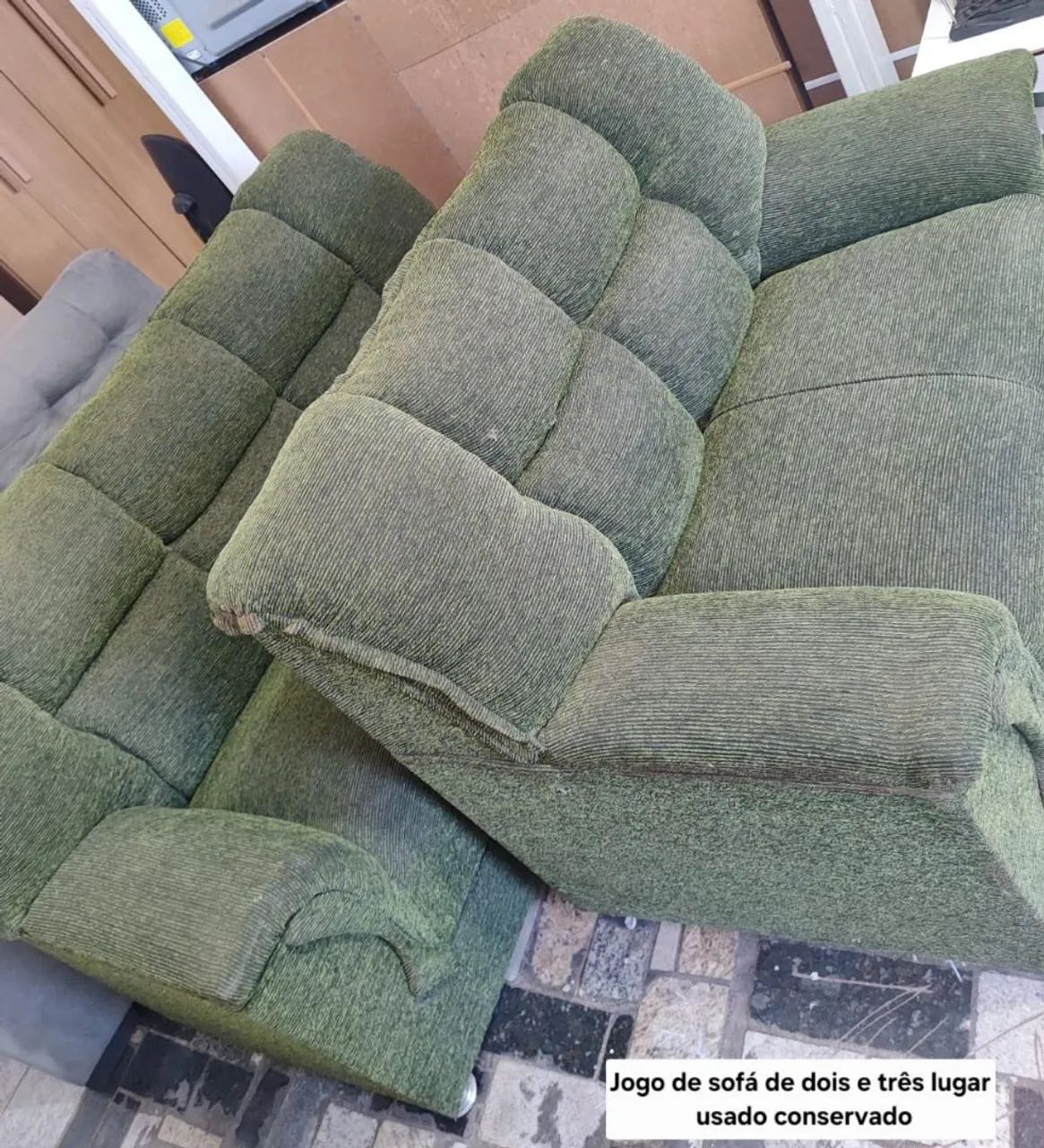 sofá 2 e 3 lugares usado $799,00 A vista - Foto 3