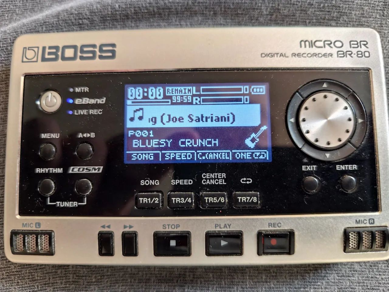 Gravador Digital e Multi efeito Boss Micro BR-80 + Fonte Boss PSA