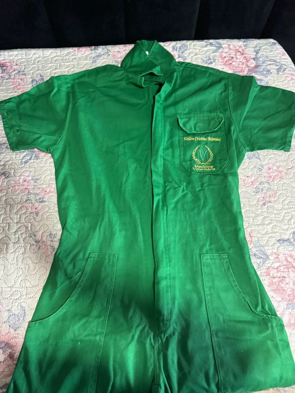 Macacão Gabardine Verde - Medicina Veterinária - Foto 3