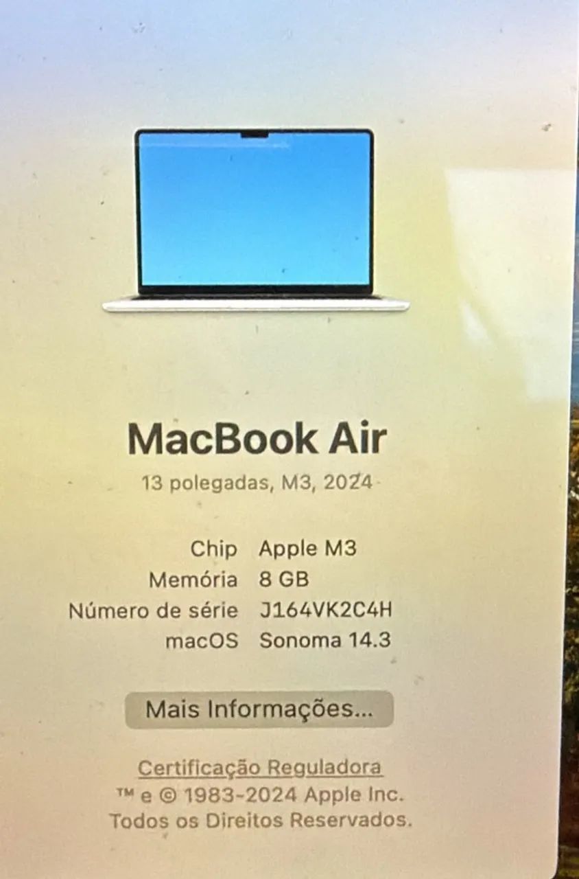 MACBOOK AIR M3 13 POLEGADAS 2024 - Foto 4