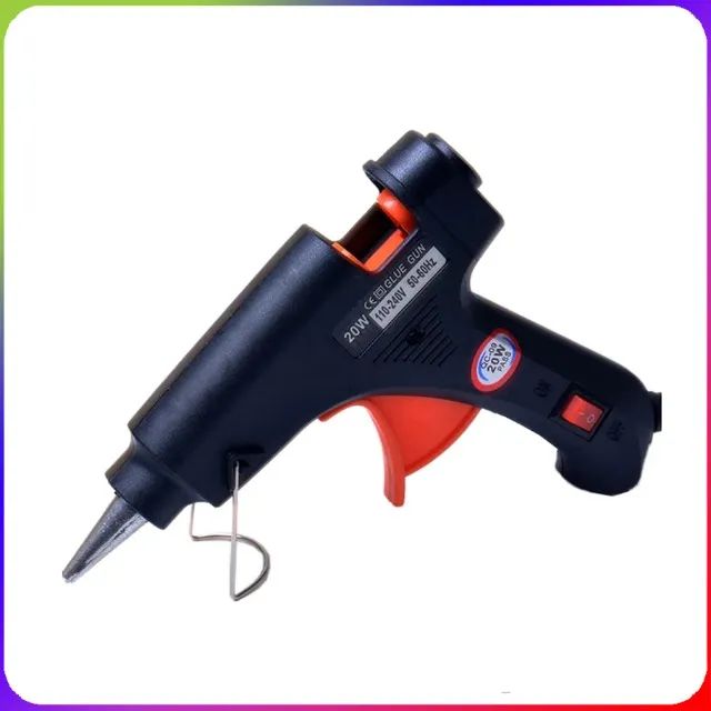 Pistola De Cola Quente Com Botão + Bastão  - Foto 3