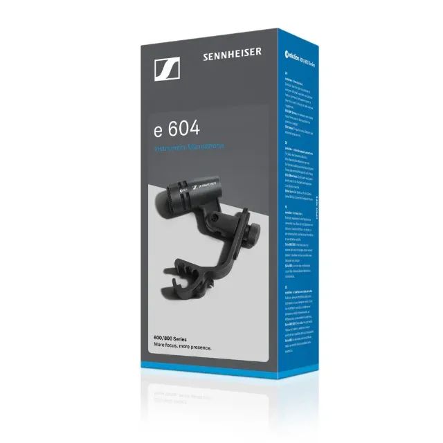 Microfone Sennheiser E 604 P/ Bateria/percussão 