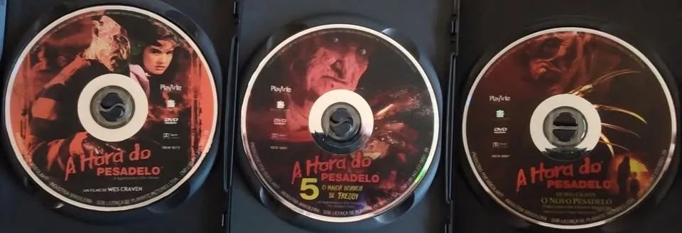 Lote 3 DVDs A Hora Do Pesadelo - Foto 2