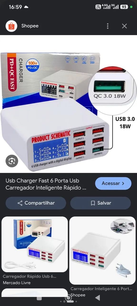 Charger PD+QC FAST