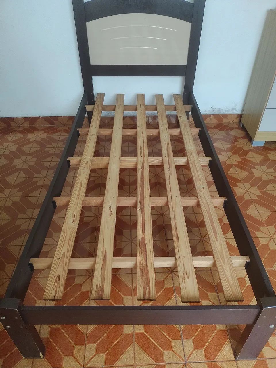 Cama Solteiro Infantil MDF + Brinde Edredom Carros - Apenas 129,<br> - Foto 3