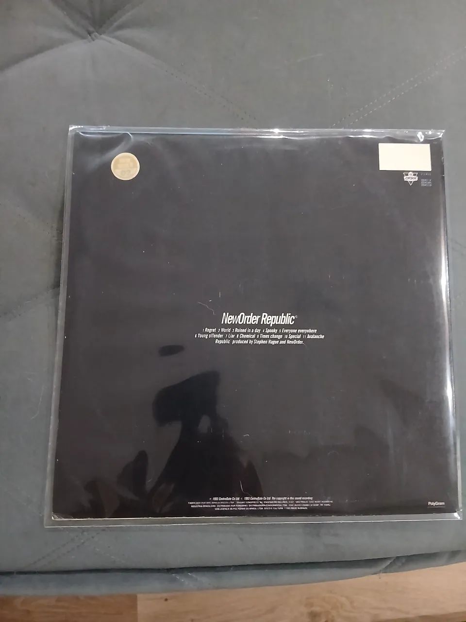 New Order Republic LP Vinil (excelente estado) - Foto 2