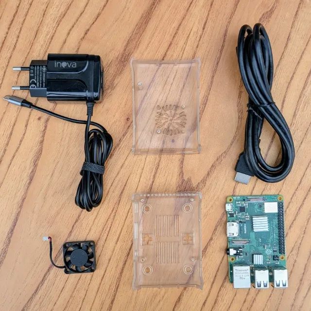 Raspberry Pi 3 B+ Com Dissipador, Case, Fonte E Cabo Hdmi - Foto 2