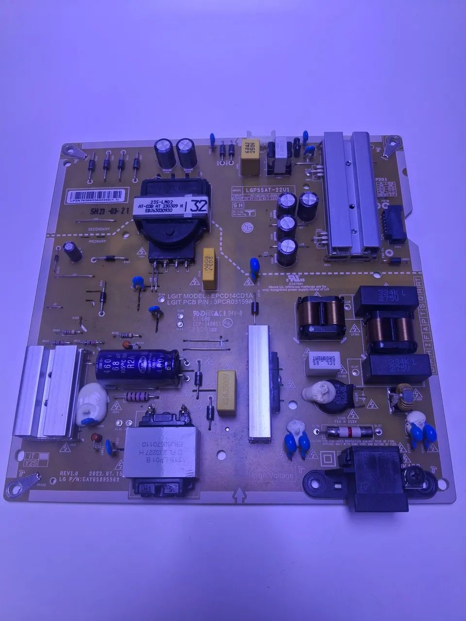 Fonte TV LG 55UR8750PSA