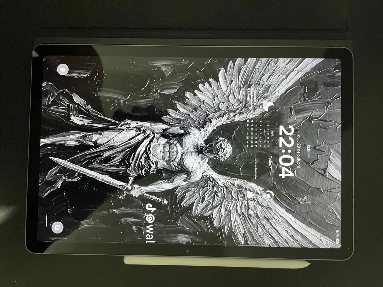 Tablet Sansung S10 Lite cinza 1 mês de uso - Foto 4