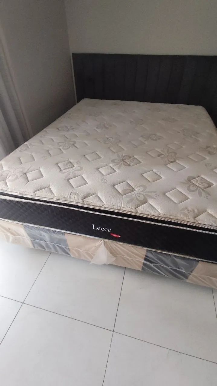 ? Cama Box Casal com Colchão - Foto 3