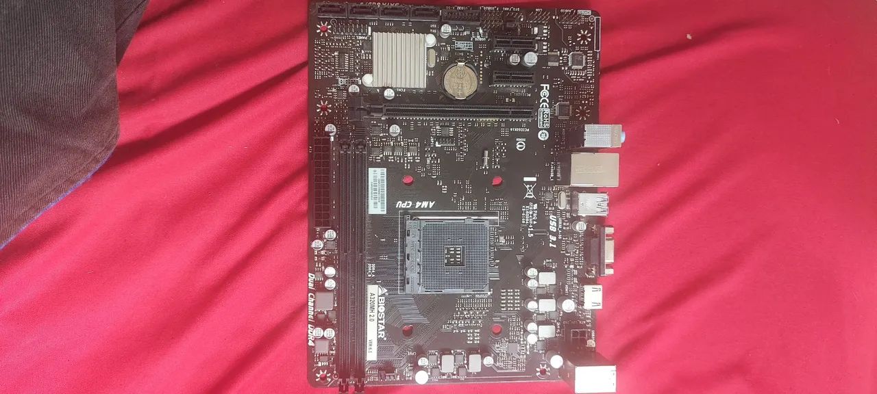 Placa-mãe Biostar AM4 CPU, modelo A320M-2.0 - Foto 4