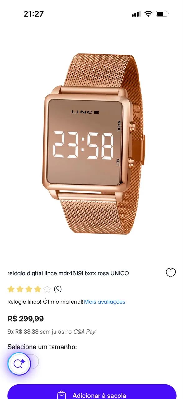 Relogio Original Lince - Foto 3