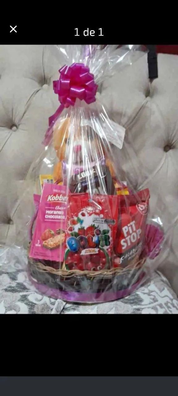 Nanda cesta Romântica de Doces - Foto 4