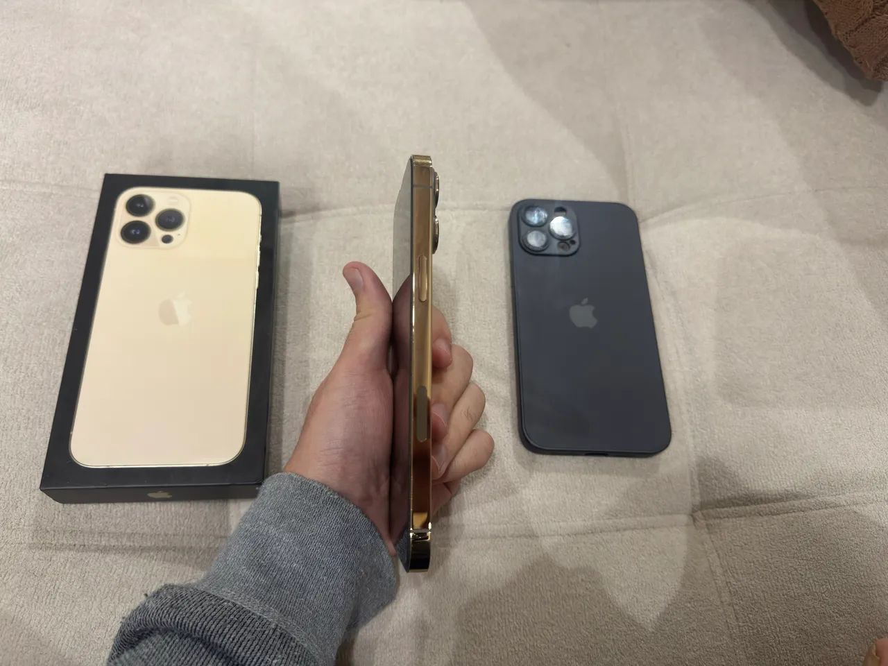 iPhone 13 Pro Max 256GB Dourado - Foto 3