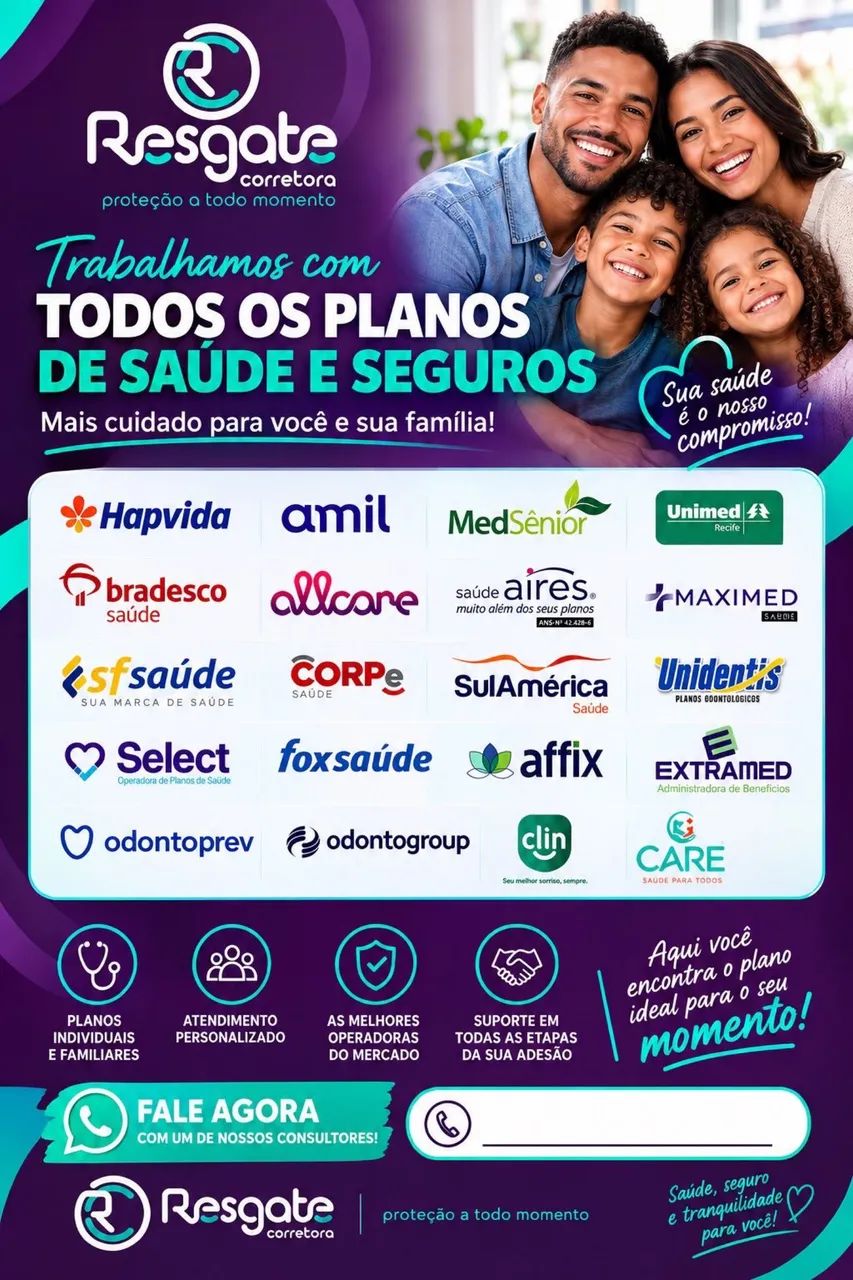 Corretor de planos de saúde e seguros