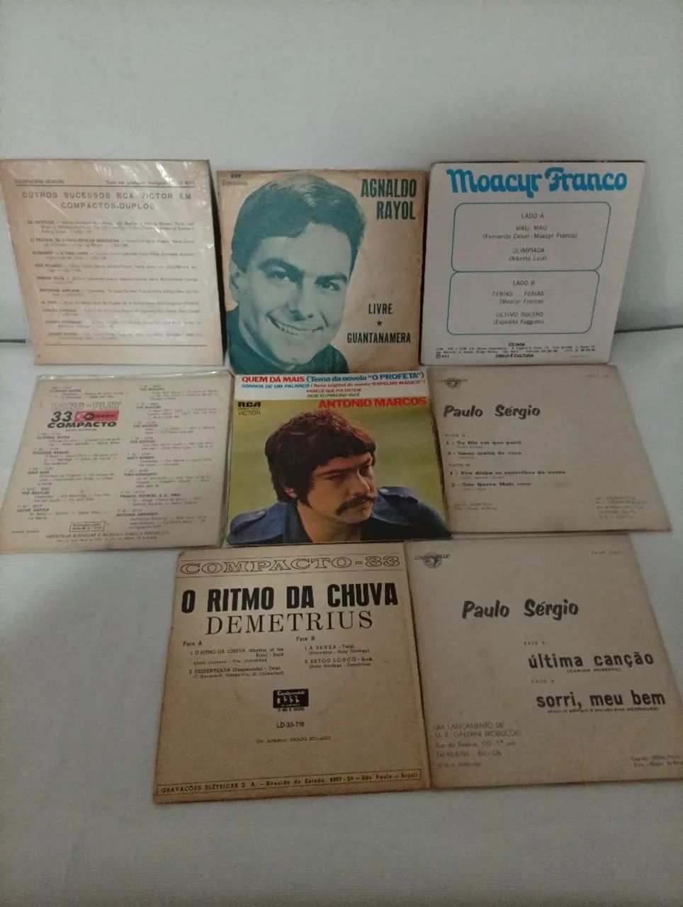 8 Compacto Vinil de Cantores Brasileiros - Foto 4