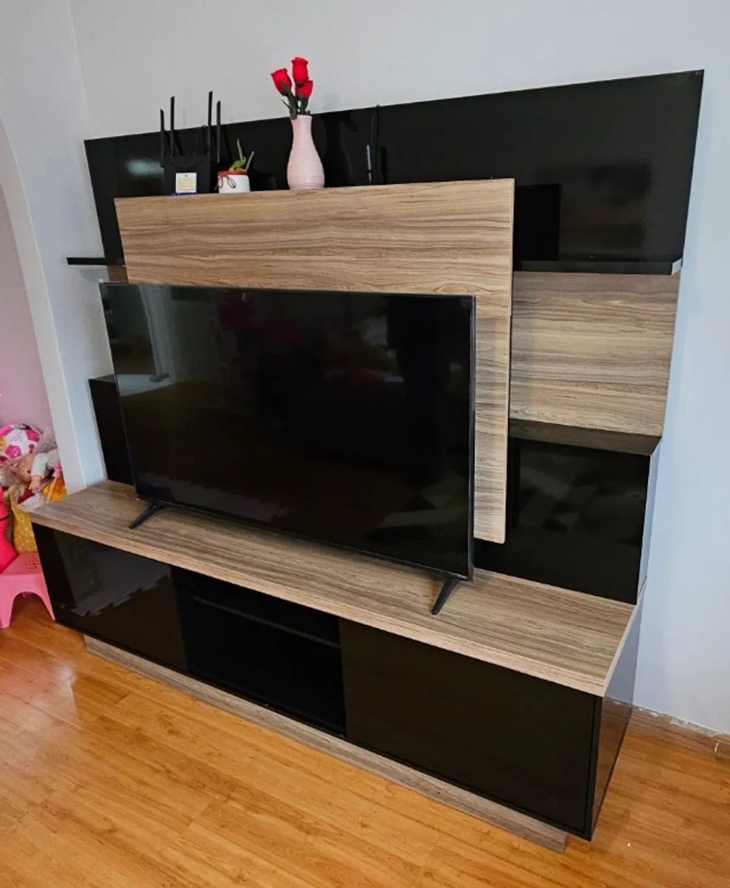 Estante rack com painel para sala - Foto 2